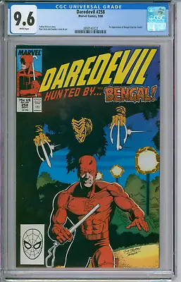 Buy Daredevil #258 CGC 9.6 White Pages First Appearance Of Bengal • 78.24£