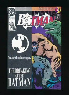 Buy Batman #497 D.c. Comics 7/1993 Bane Breaks Batman's Back *unpressed* B • 8.03£