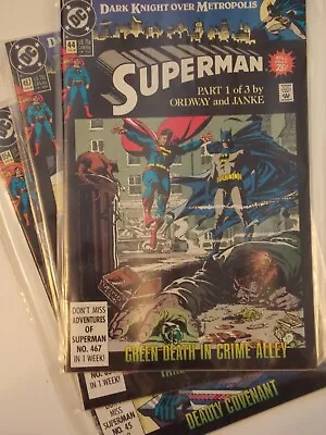 Buy Superman Batman - Dark Knight Over Metropolis (1990) - 3 Issue Set - DC Comics • 12.99£