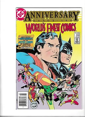 Buy WORLDS FINEST COMICS #300 Anniversary Issue- BATMAN- SUPERMAN-Newstand • 6.35£