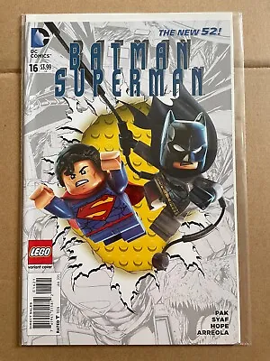 Buy DC Comics Batman Superman No. 16 LEGO Variant Cover • 9£