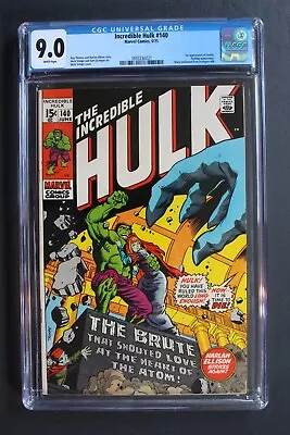 Buy INCREDIBLE HULK #140 Vs PSYKLOP 1971 Avengers 1st JARELLA Harlan Ellison CGC 9.0 • 192.22£