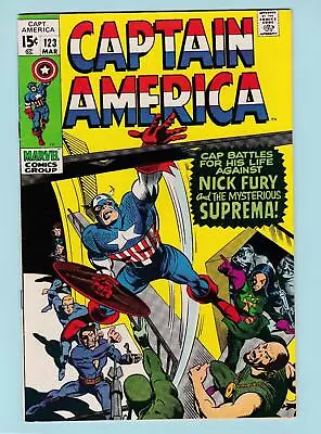 Buy Captain America #123 (Unstamped Cents) • 29.95£