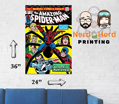 Buy Amazing Spider-man #135 Cover Wall Poster Multiple Sizes 11x17-24x36 • 59.56£
