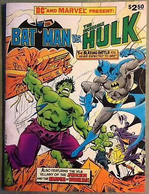 Buy Bat Man VS The Incredible Hulk. 1981. DC And Marvel Special Series #27. • 80£