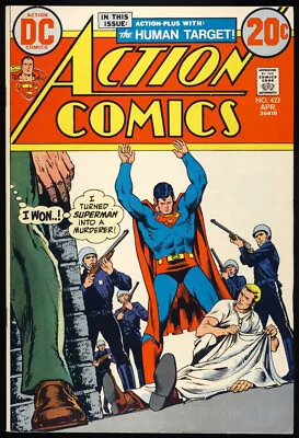 Buy ACTION COMICS #423 1973 NM- 9.2 SUPERMAN  Luthor’s Hammer Of Hate  HUMAN TARGET • 16£