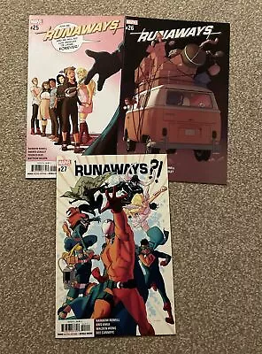 Buy Runaways #25 25 27 Comic Marvel Comics • 3£