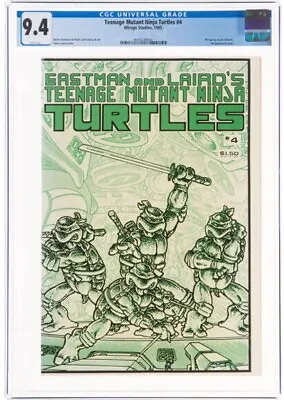 Buy Teenage Mutant Ninja Turtles #4 (Mirage Studios, 1985) CGC NM 9.4 White Pages • 299.99£