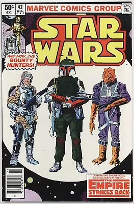 Buy Star Wars #42 (1980) 1st Cameo Bossk IG-88 & Appearance Of Boba Fett ! Newsstand • 138.35£