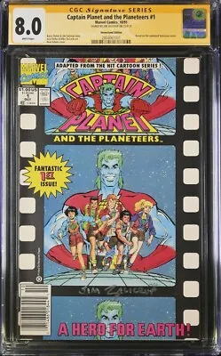 Buy Captain Planet And The Planeteers #1 Newsstand 1991 Marvel Comics CGC SS 8.0 • 79.91£