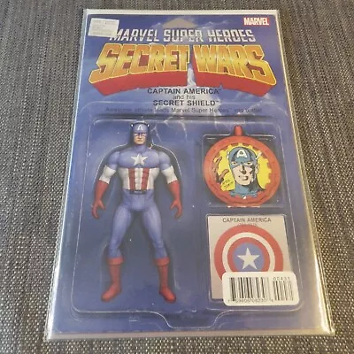 Buy Marvel Super Heroes Secret Wars # 4 Captain America Variant Comic • 3.50£