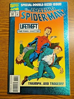 Buy Amazing Spider-man #388 Bagley Blue Cover NM- Vulture Chameleon 1st Print Marvel • 6.47£