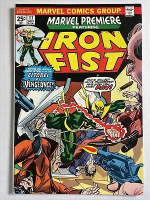 Buy Marvel Premiere Iron Fist #17 VF+ 1974 Marvel Comics • 39.98£