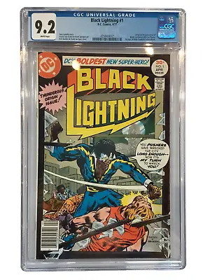 Buy Black Lightning #1 - DC 1977 - CGC 9.2 - First Appearance Of Black Lightning • 119.50£