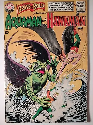 Buy The Brave And The Bold #51, GD/VG 3.0, DC 1964, 1st Aquaman & Hawkman Team-Up 🔑 • 18.99£