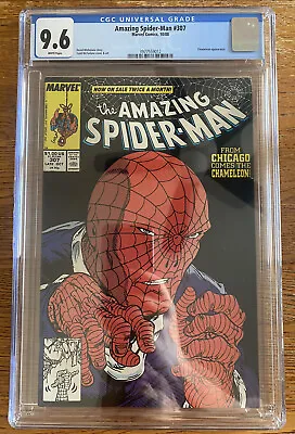 Buy Amazing Spider-Man 307 CGC 9.6 NM+ Todd McFarlane Chameleon Cover (Marvel 1988) • 63.54£