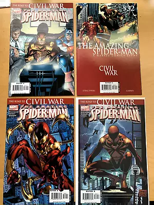 Buy Amazing Spiderman # 529-538 COMPLETE 10 Issue Civil War Arc, 1st App Iron Spider • 44.99£