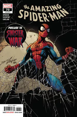 Buy Amazing Spider-Man (2018) #  70 (9.0-VFNM) Sinister War Prelude 2021 • 4.95£