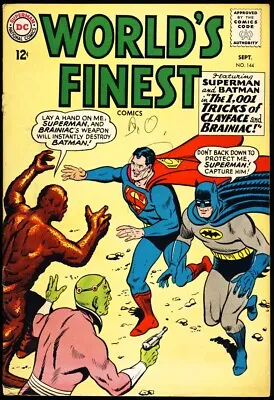 Buy WORLD'S FINEST COMICS #144 1964  The 1,001 Tricks Of Clayface & Brainiac  BATMAN • 11.85£