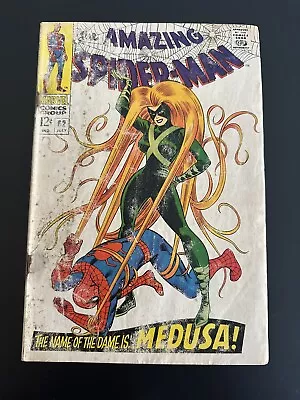 Buy Amazing Spider-Man #62 (1968) Medusa Cover GD • 22.93£