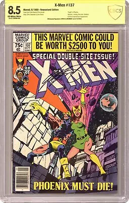Buy Uncanny X-Men #137N Newsstand Variant CBCS 8.5 SS Chris Claremont 1980 • 265.04£