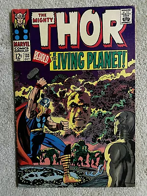 Buy MARVEL - THE MIGHTY THOR #133 (1966) 1st FULL Appearance EGO THE LIVING PLANET • 94.87£