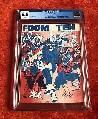 Buy FOOM #10 CGC 6.5 Marvel 1st App NEW X-MEN Pre-dates Giant Size X-Men 1 X-Men 94 • 695£