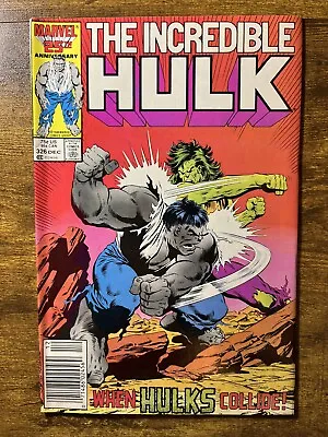 Buy The Incredible Hulk 326 Newsstand Al Milgrom Story Marvel Comics 1986 • 2.84£