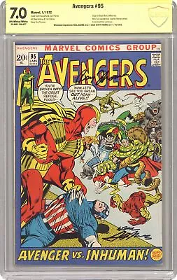 Buy Avengers #95 CBCS 7.0 SS Adams/Thomas 1972 23-0AE1106-027 • 196.86£