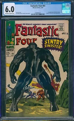 Buy Fantastic Four #64 1967 CGC 6.0 OW-W Pages! • 56.25£