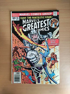 Buy Marvel’s Greatest Comics #65 (1976, Marvel Lee & Kirby Fantastic Four) • 4.95£