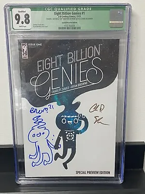 Buy Eight Billion Genies #1 CGC 9.8 Qualified 2021 Special Preview Edition #259/500 • 382.35£