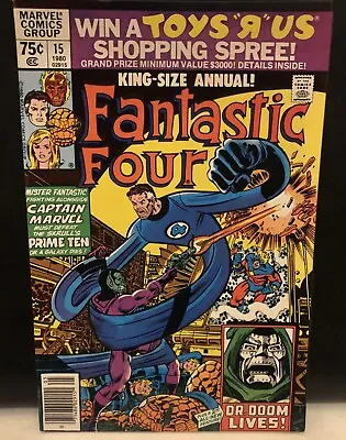 Buy Fantastic Four Annual #15 Comic Marvel Comics Bronze Age • 5.50£