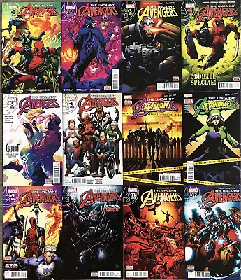 Buy Marvel Uncanny Avengers Vol 3 #1-12 + Annual #1 Complete Run Bundle/Lot (2015) • 29.95£