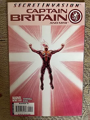 Buy Captain Britain And MI:13  #4, Marvel - 2008. Secret Invasion Cornell Kirk • 4.99£