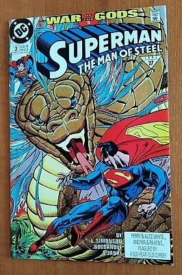 Buy Superman The Man Of Steel #3 - DC Comics 1st Print • 6.99£