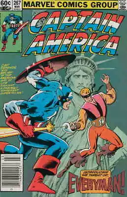 Buy Captain America (1st Series) #267 (Newsstand) FN; Marvel | J.M. DeMatteis - We C • 5.34£