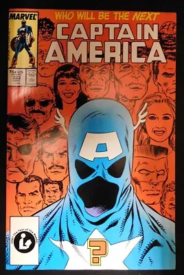 Buy Captain America 333 Marvel Comic 1st Appearance John Walker Gruenwald 1987 Vf • 3.95£