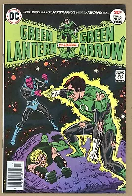 Buy Green Lantern 91 VFNM Chan Cover! Mike Grell Green Arrow! SINESTRO! 1976 DC V314 • 11.32£