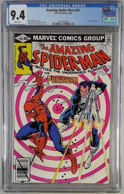 Buy Amazing Spider-man 201 (1961) Cgc 9.4 Punisher Appearance (slab Grade) • 123.93£