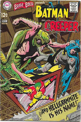 Buy Brave And The Bold #80 DC 1968 Batman & The Creeper Bob Haney / Neal Adams, FN+ • 51.25£