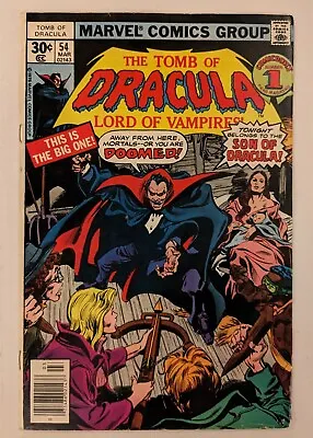 Buy The Tomb Of Dracula #54, Marvel Comics, March 1977 • 19.67£