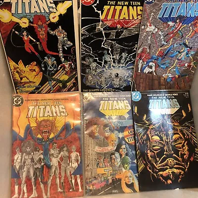 Buy THE NEW  TEEN TITANS  Issues 1 - 6 Of CLASSIC DC 1985 SERIES By WOLFMAN & PEREZ • 19.99£