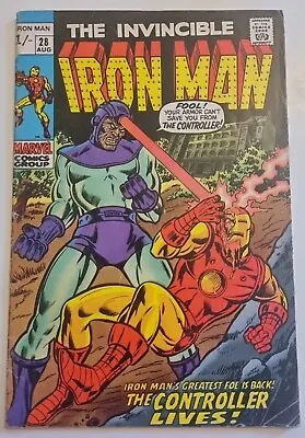 Buy THE INVINCIBLE Iron Man #28 Marvel Comics 1970 • 15£
