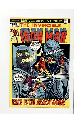 Buy Iron Man 53 F Fine Picture Frame Cover 1972 • 7.94£