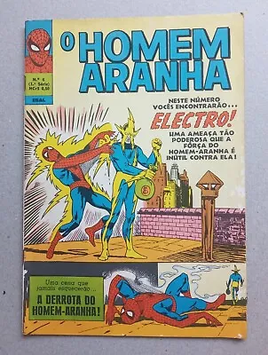 Buy Spider Man #6 1969 Electro Appearence Foreign Key Brazil Edition Portuguese • 183.77£