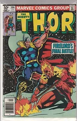 Buy The Mighty Thor #306 - Firelord's Final Battle - VF- • 8.04£