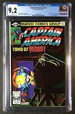 Buy Captain America #253  CGC 9.2  White Pages First Union Jack  Marvel Comics 1981 • 71.15£
