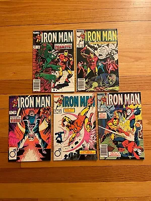 Buy Iron Man #186 #187 #188 #189 #190 Marvel 1984 1st Appearance Of Vibro NM & • 7.94£