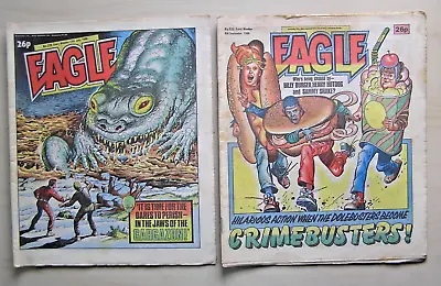 Buy LOT 2x EAGLE COMIC #225 + #233 - 1986 - VG/FN CONDITION - BATTLE VICTOR COMMANDO • 3.75£